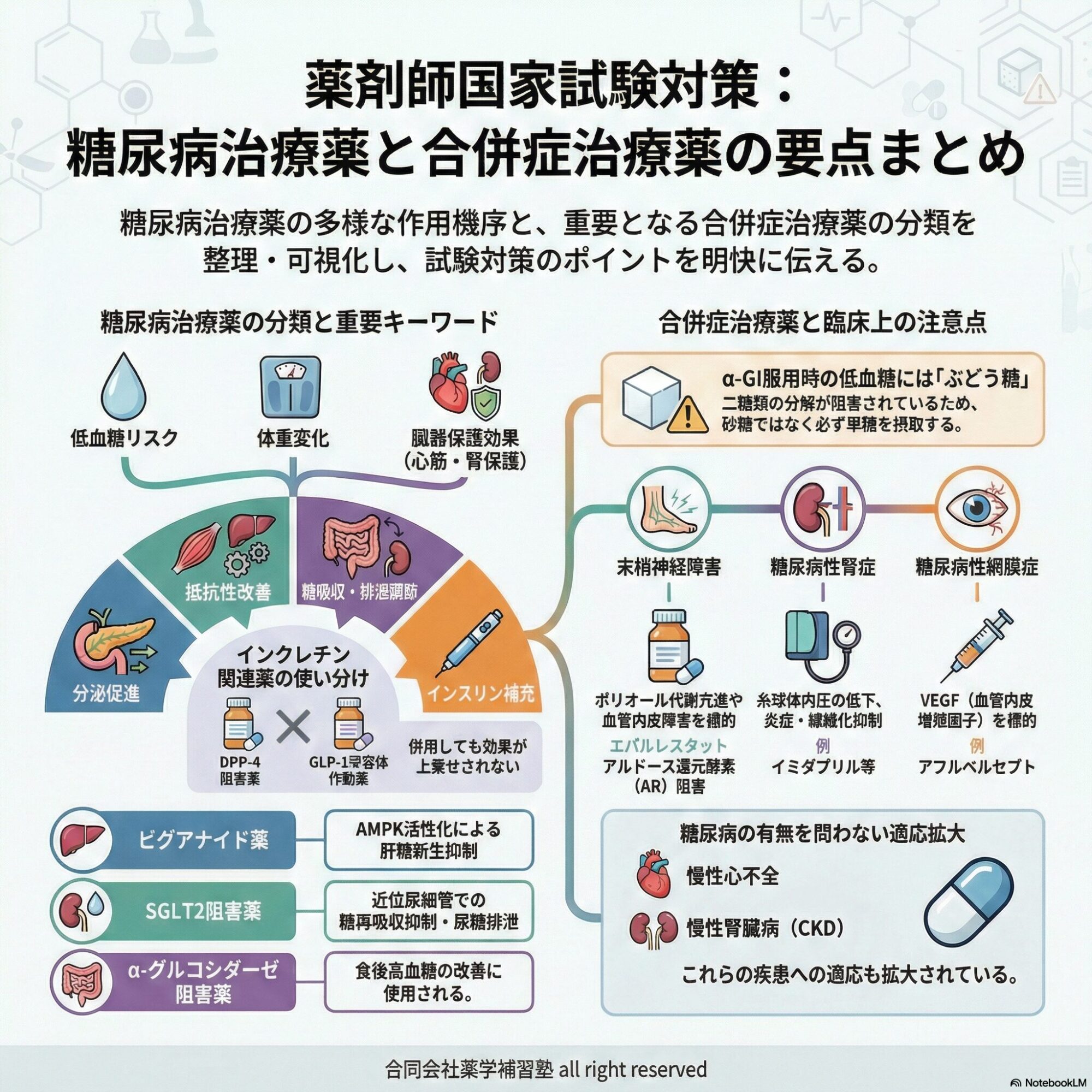 薬剤師国家試験・薬理学関連問題（旧課程；94回問144：糖尿病関連薬）のゆっくり解説/GNBslide付（YouTube：260204）
